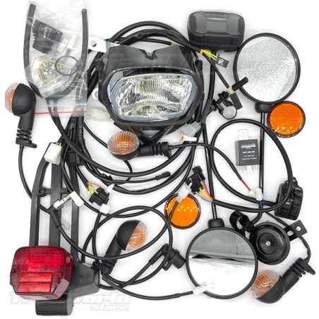 Kit de ITV adaptable para moto de trial