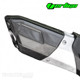 Vertigo Nitro carbon fiber exhaust silencer end caps