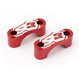 Brida superior de manillar S3 Roja