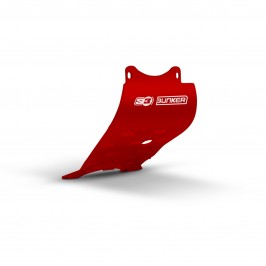 Protector de cárter S3 Parts estriado - GASGAS rojo