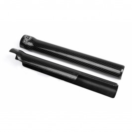Protecteurs de fourche carbone S3 parts valables pour Tech / Showa 39mm - Couleur noir