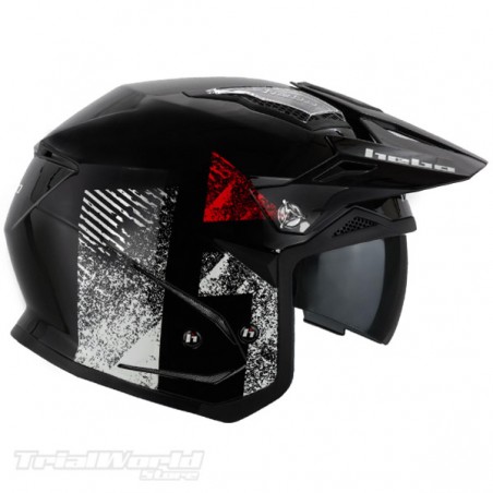 Trial Helmet Hebo Zone 5 H-Type 22-06 Black