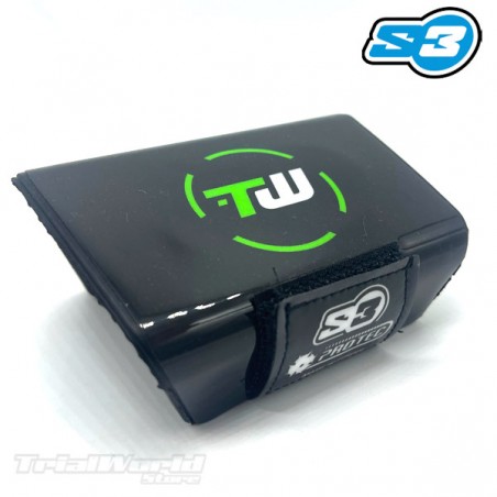 Manillar moto de trial negro TW Parts 28,6 mm