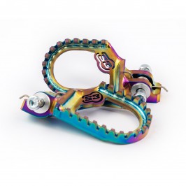Universal footrests S3 Hardrock titanium