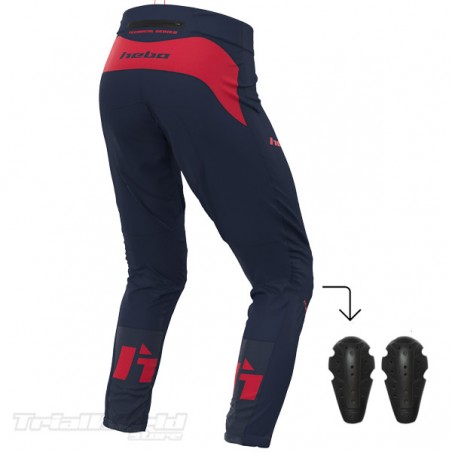 Pantalón trial Hebo TECH 2025 azul marino