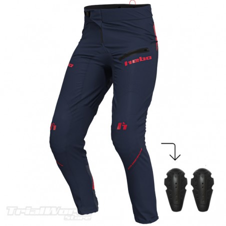 Pantalón trial Hebo TECH 2025 azul marino