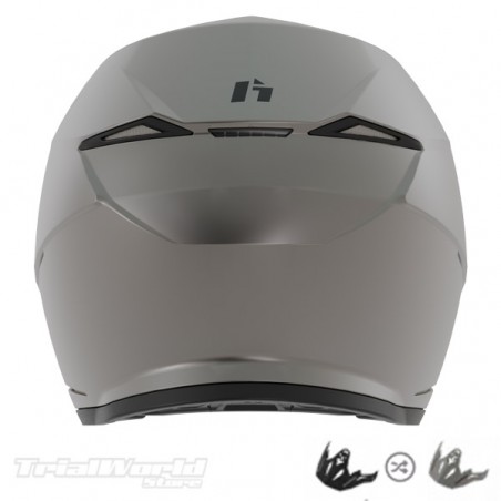 Casco da trial Hebo Zona 5 DUO Grigio