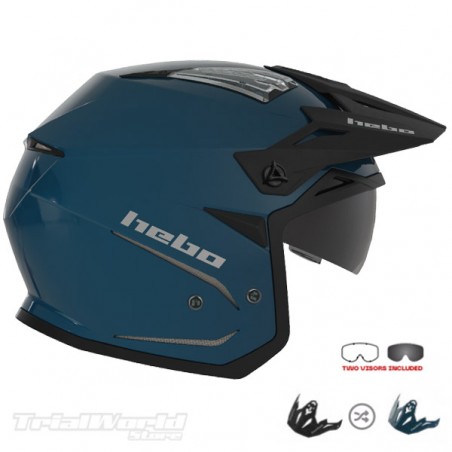 Casco Trial Hebo Zone 5 DUO Azul