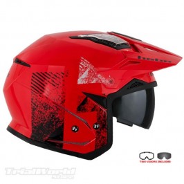 Casco Trial Hebo Zone 5 H-Type 22-06 Rojo