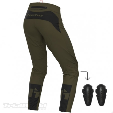 Pantaloni trialHebo TECH verde cachi 2025