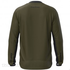 T-shirt trial Hebo TECH green kaki 2025 2
