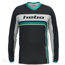 Camiseta trial Hebo PRO RETRO AZUL 2025
