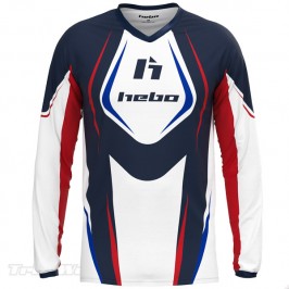 Maglietta trialHebo PRO CLASSIC WHITE 2025