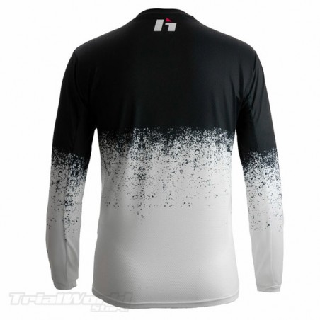 Camiseta Hebo PRO Trial V Dripped JUNIOR blanco