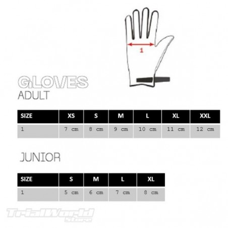GUIA TALLAS GUANTES HEBO