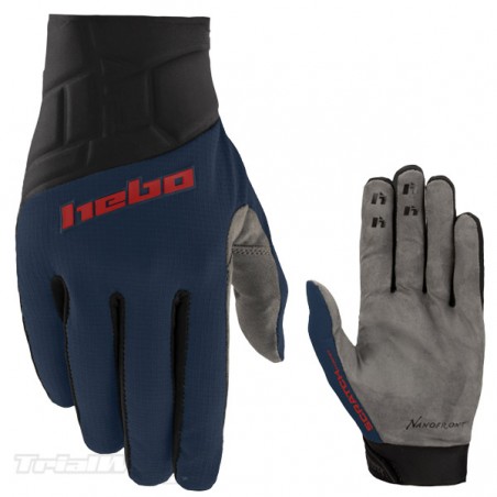 Guantes offroad HEBO SCRATCH XTREME azul marino