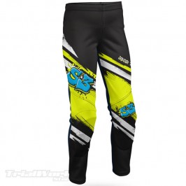 Pantalón trial S3 Junior Team amarillo y negro