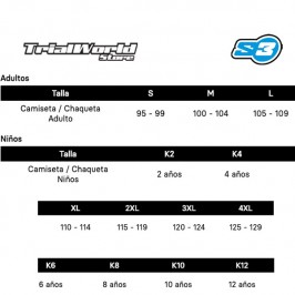 Chaqueta trial S3 Junior Team rojo y azul 2