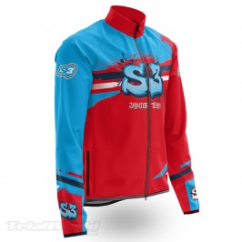 Chaqueta trial S3 Junior Team rojo y azul