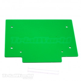trialPorta numero moto di colore verde