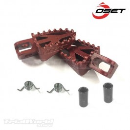 Conjunto de estriberas originales OSET BIKES