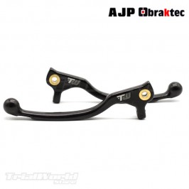 Pack manetas trial embrague y freno negro Braktec - AJP