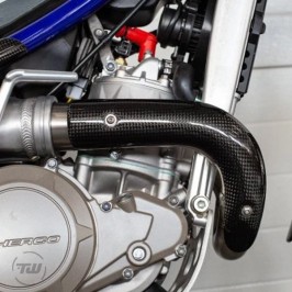 Protector colector de escape carbono Sherco STF - Scorpa SCT 2023 - actualidad