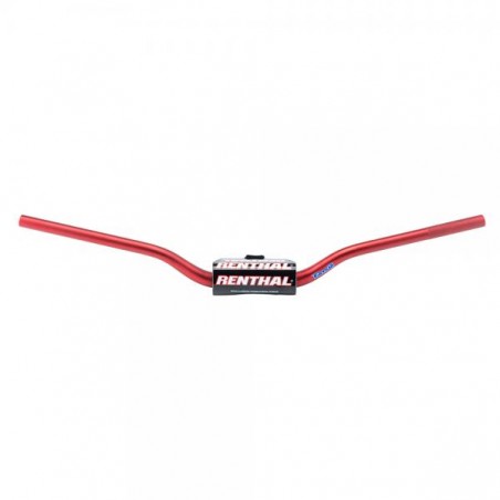 Manillar Renthal Fat Bar Trial estándar color rojo
