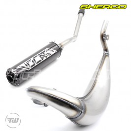 Tubo escape completo Vocca Sherco 50 supermotard - enduro AM6