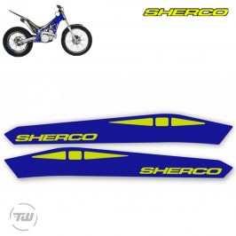 SHERCO TRIAL +2007 PROTECT GRIP stickers bras oscillant bleu