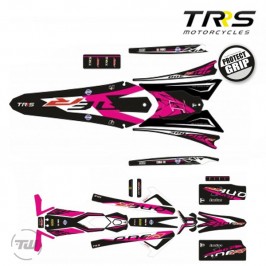 Kit d'autocollants TRRS ONE PROTECT GRIP en rose