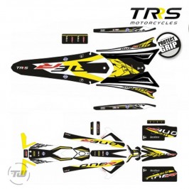 TRRS ONE PROTECT GRIP Aufkleber Kit in gelber Farbe