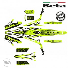 Kit Adhesivos BETA EVO PROTECT GRIP en amarillo y negro