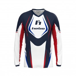 Camiseta Hebo PRO Trial CLASSIC JUNIOR blanca
