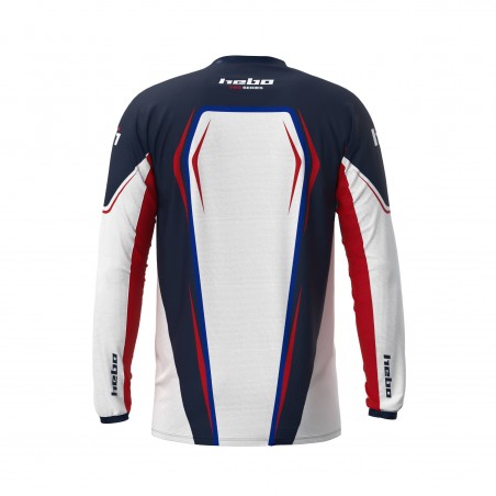 Camiseta Hebo PRO Trial CLASSIC JUNIOR blanca