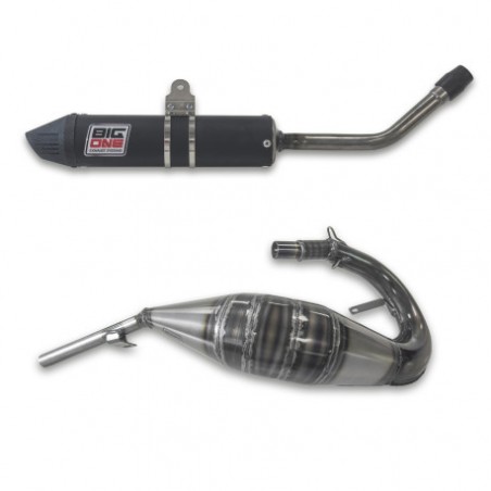 Sistema tubo escape completo BIG ONE RAW - Sherco SE 50cc