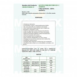 Motorex Cross Power 2T blending oil 2