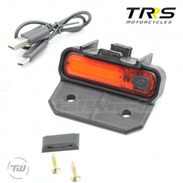 Portamatriculas con luz de bateria para TRRS ONE - TRRS XTRACK | TWR7006