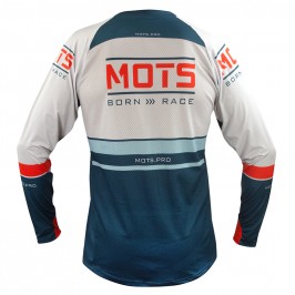 Camiseta trial Mots RIDER5 azul 2
