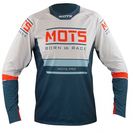Camiseta trial Mots RIDER5 azul