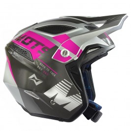 Casco trial MOTS Go2 rosa - MT6218