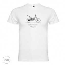 Camiseta blanca casual TRIALWORLD Climbing Rocks