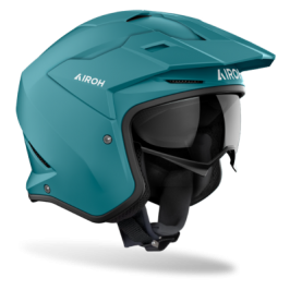 Trial-Helm Airoh KOMBAKT Petrolgrün Matt 2