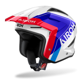 Airoh TRR II HUNT Casque bleu rouge brillant 2