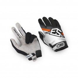Guantes Rock S3 racing negro - naranja - ROIG-O