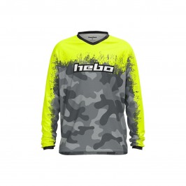 T-shirt trial- enduro Hebo junior gelb - HE2573Y