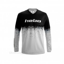 Camiseta Hebo PRO Trial V Dripped blanco - Talla XL