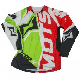 Camiseta Trial MOTS Step4 verde - Talla XL