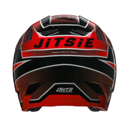 Casco trial Jitsie HT3 FullRev rojo