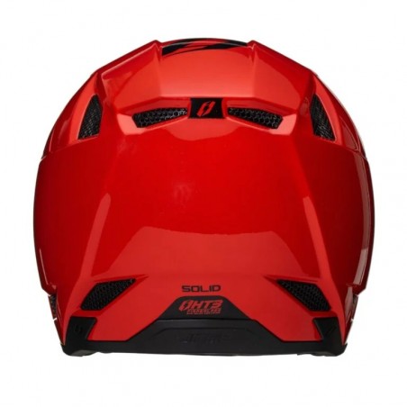 Casco trial Jitsie HT3 Solid rojo